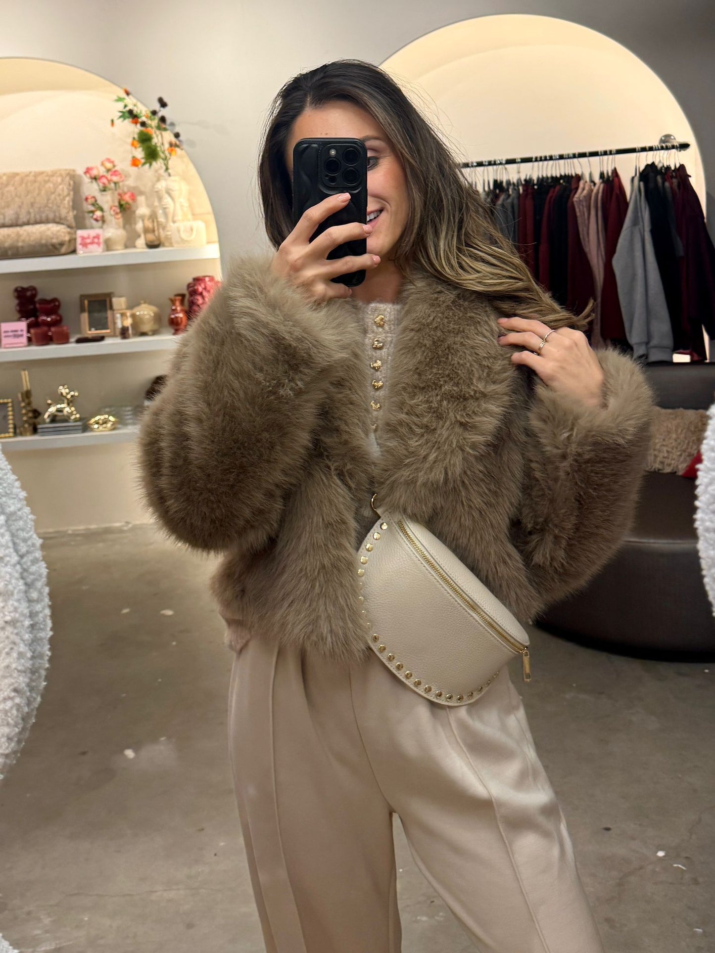 Léonie faux fur Jas | In diverse kleuren