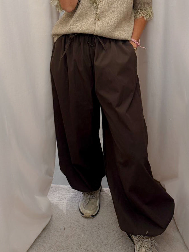Mina Balloon Broek | Bruin
