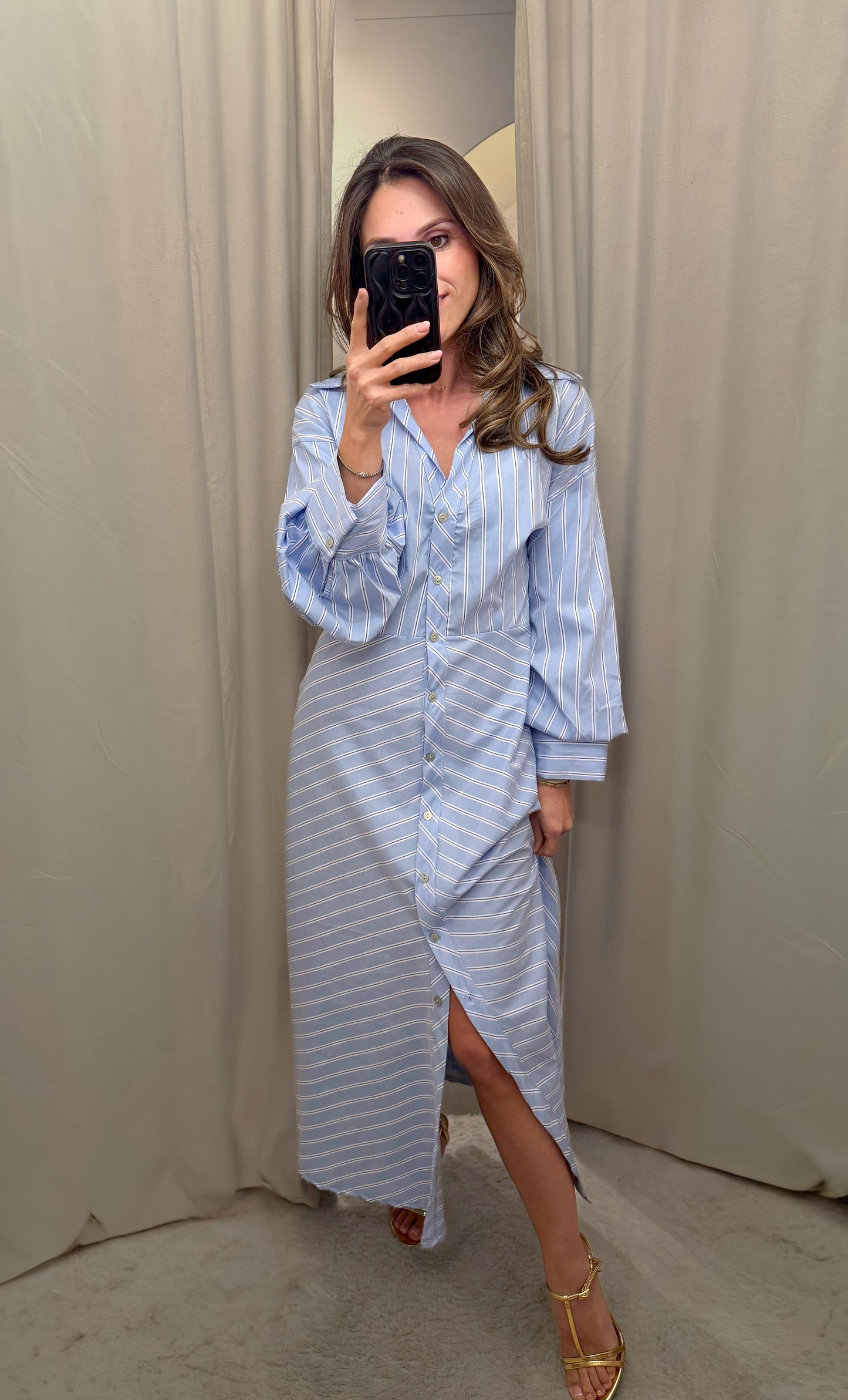 Nari Gestreepte Jurk