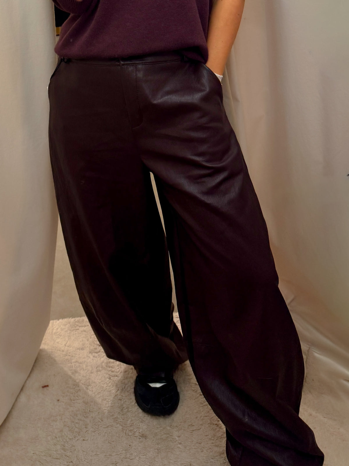 Remi Tailored Leer Broek
