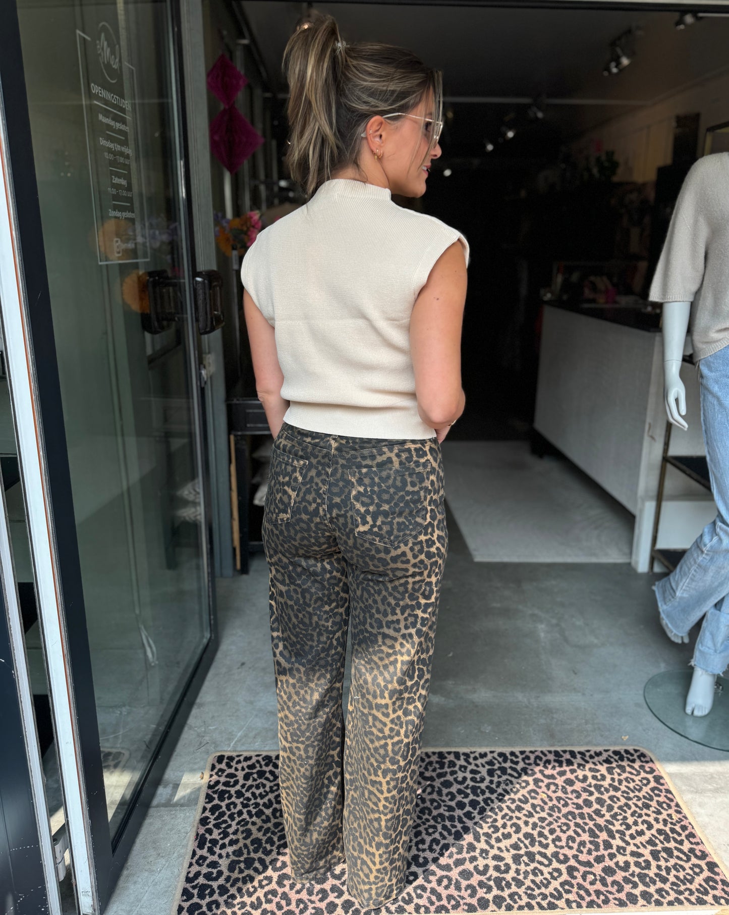 Leopard Jeans