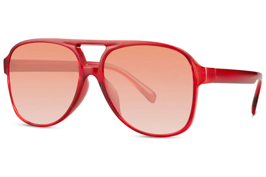 Bibi Aviator Zonnebril | Rood