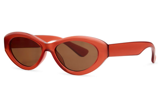 Sofia Cat Eye Zonnebril | Sunset Oranje