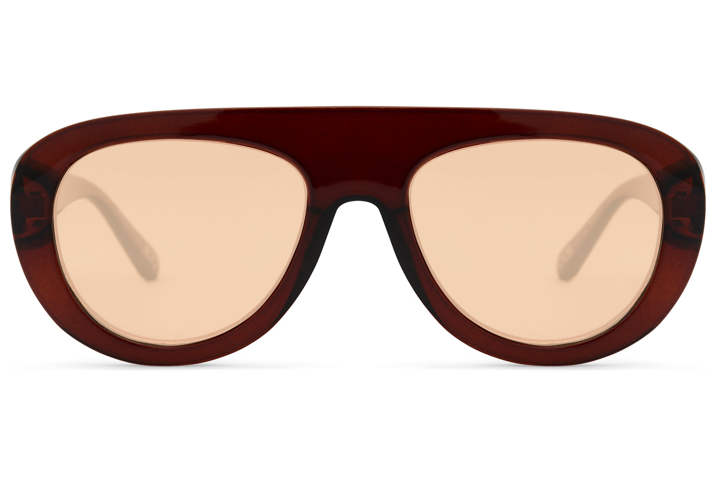 Amber Retro Zonnebril