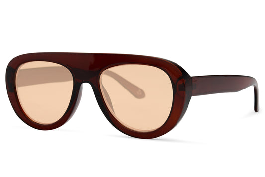 Amber Retro Zonnebril