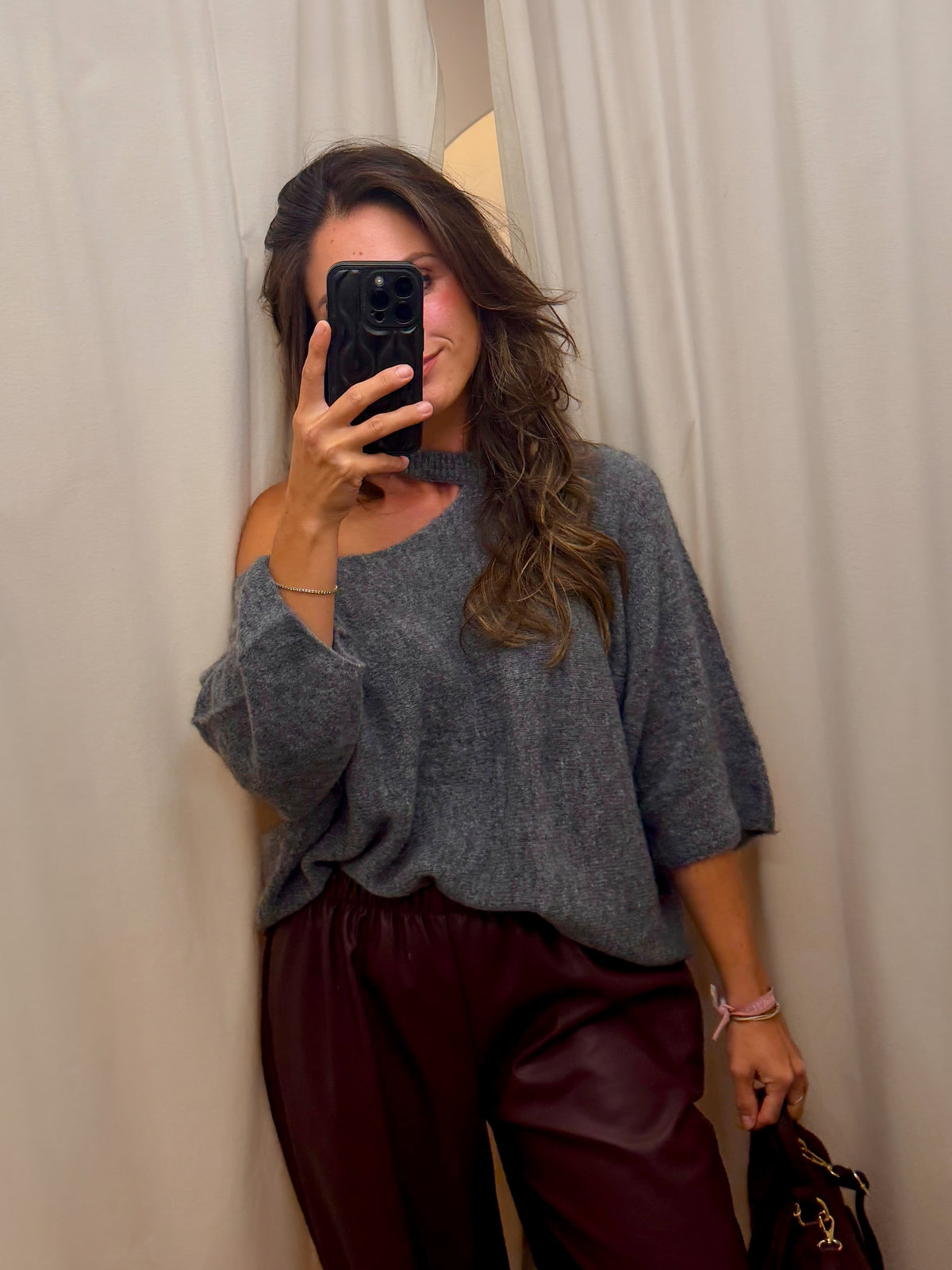 Alma Knit Trui | Grijs