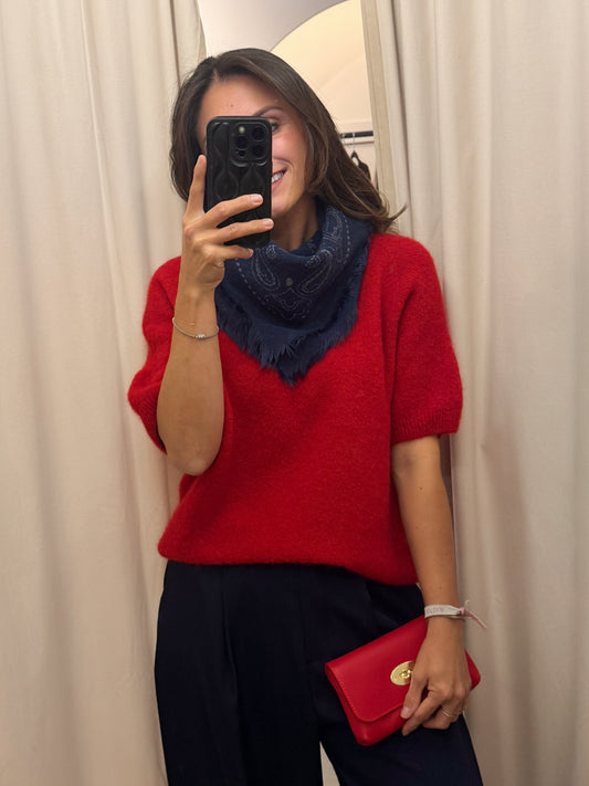 Alpaca Rosa Top