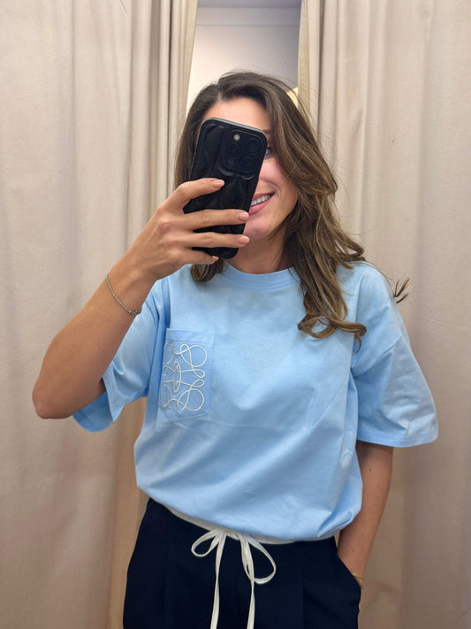 Zoe Tee - Bleu Paris