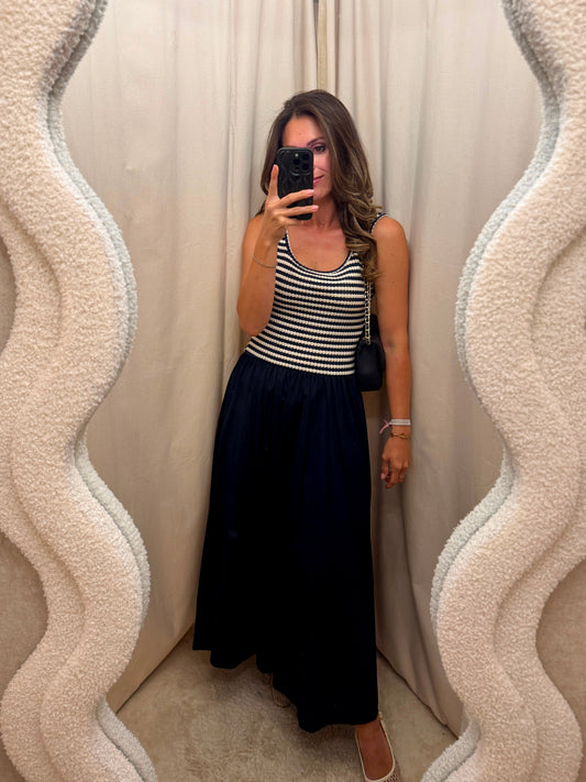 Livia Maxi Jurk | Zwart