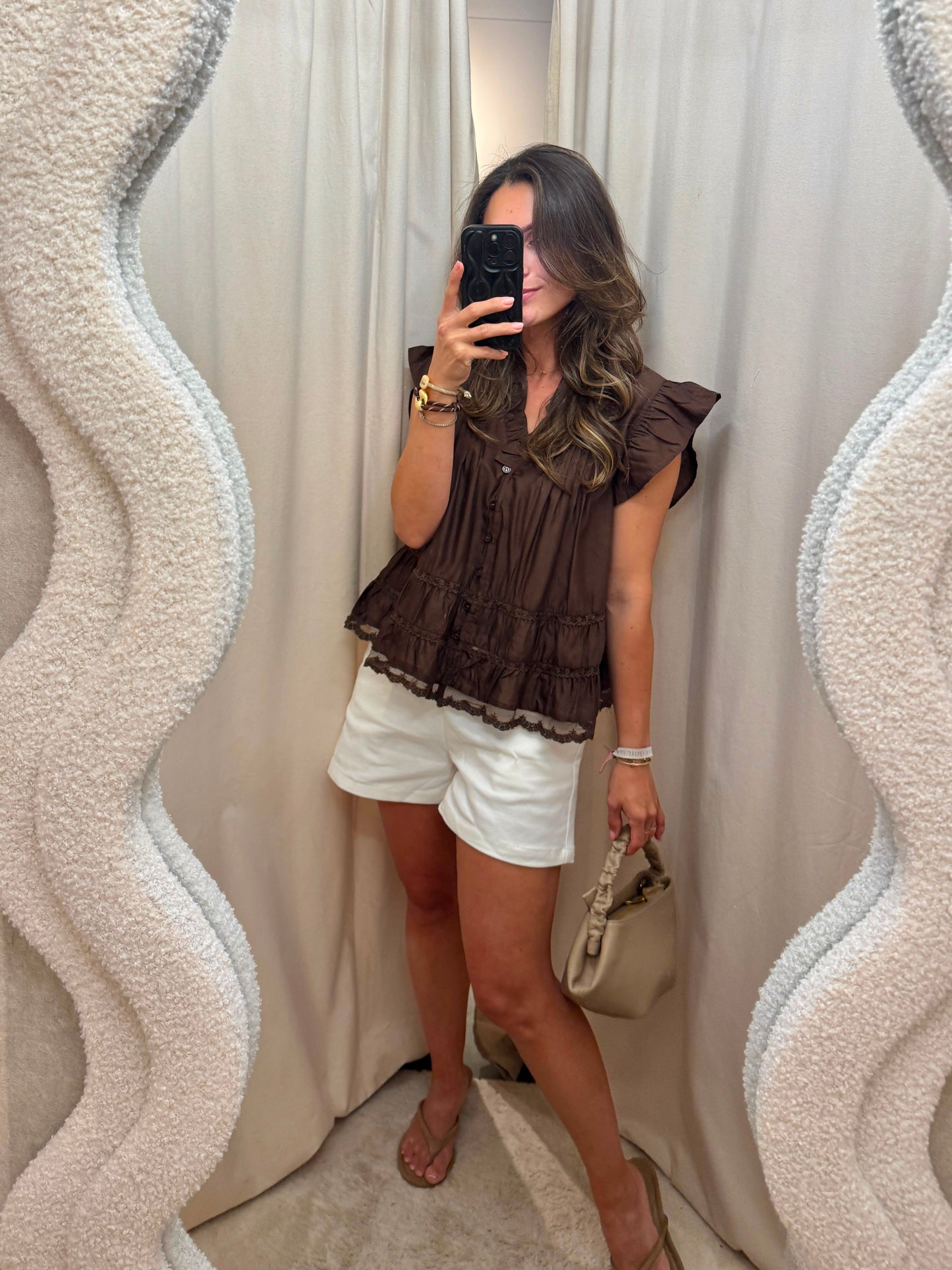 Céleste Ruffle Blouse