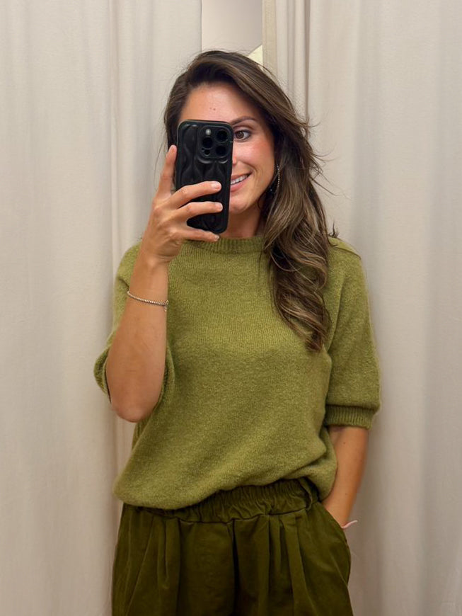 Alpaca Chi Knit Top