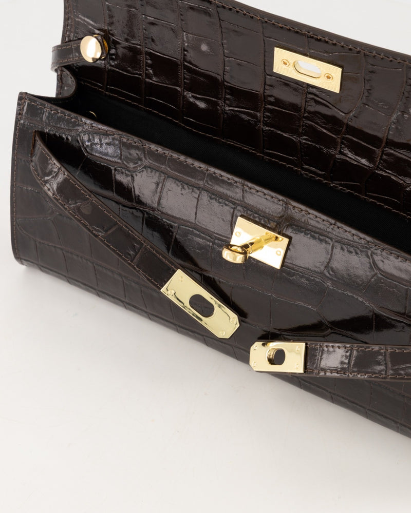 Elodie Croc Clutch