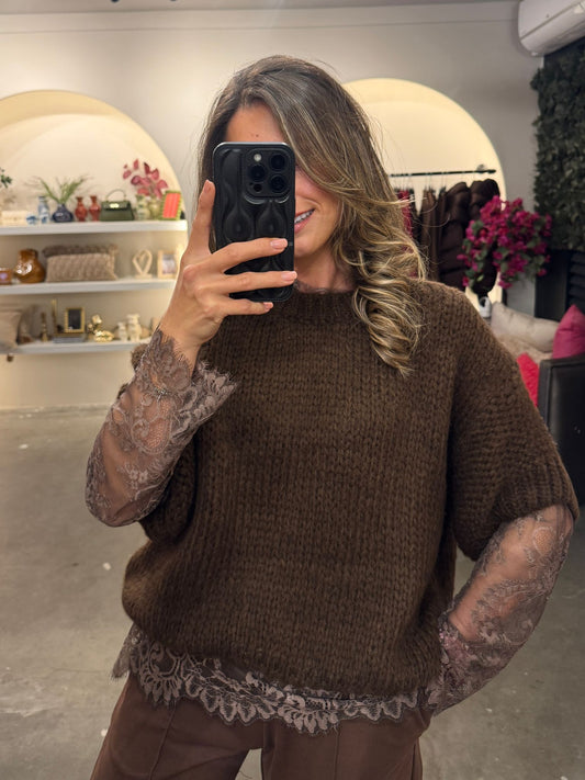 Elora Trui & Lace Top