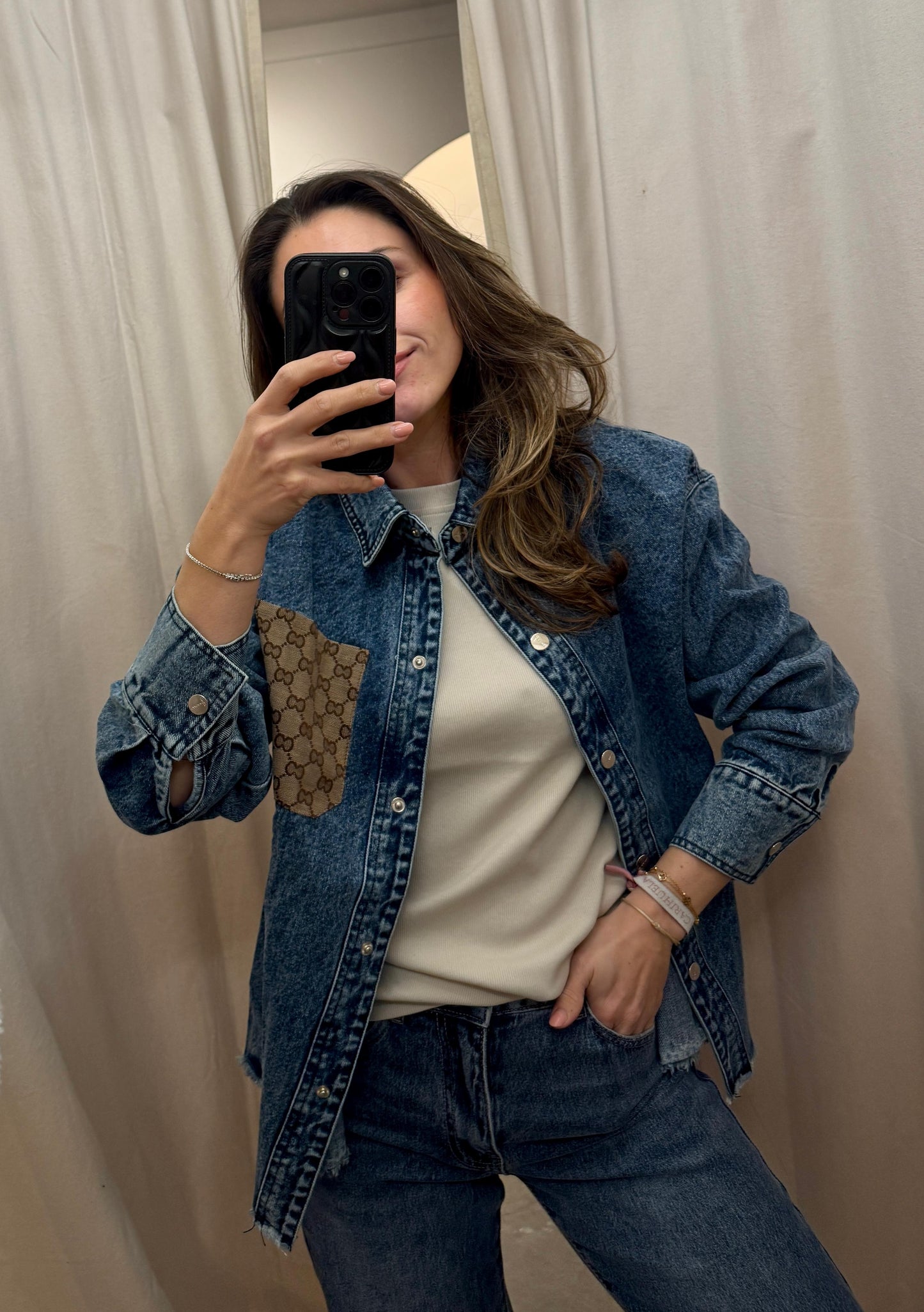 Gia Denim Blouse