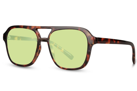 Giselle Aviator Zonnebril - Groen