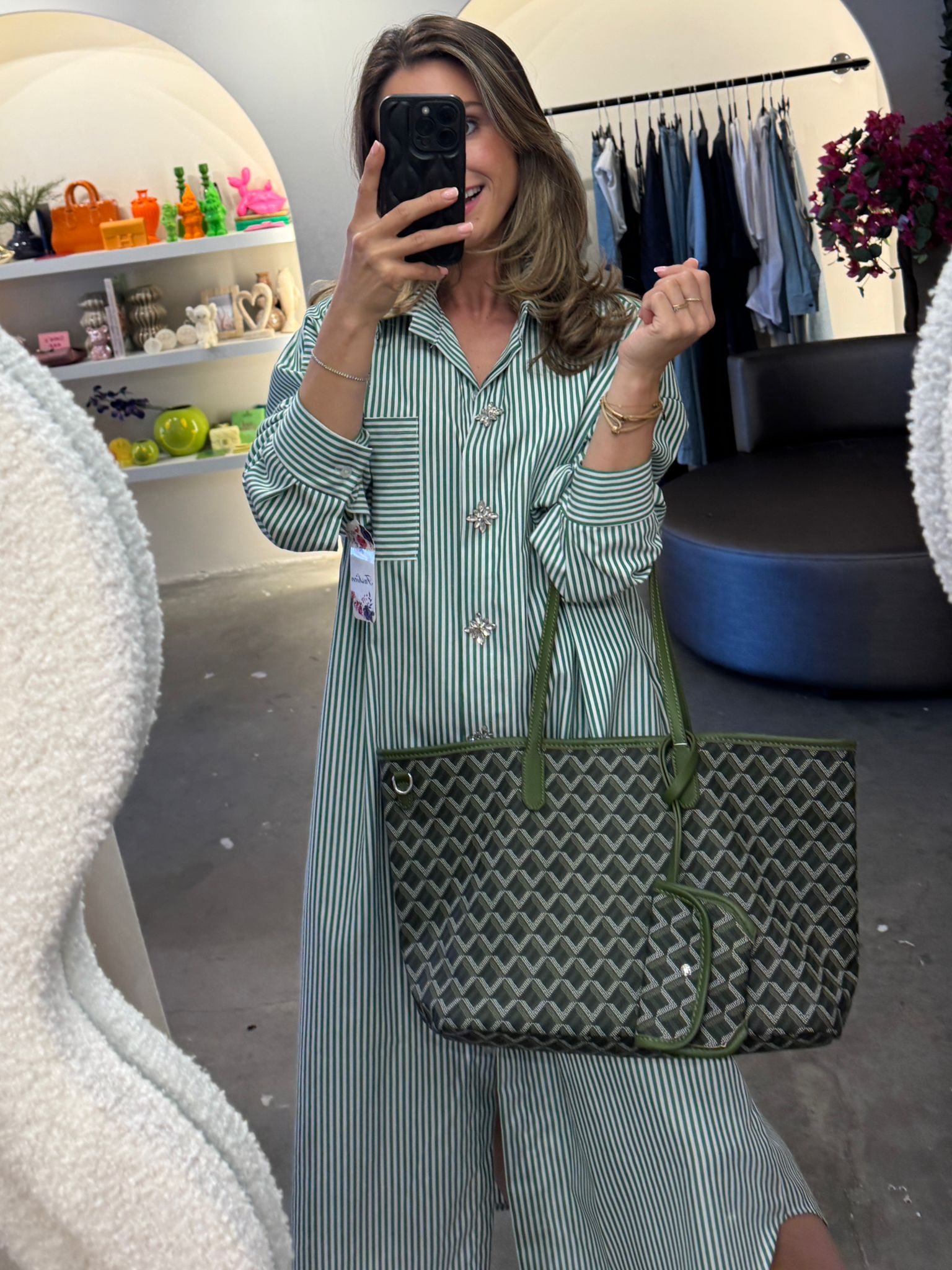 Groene Shopper Tas