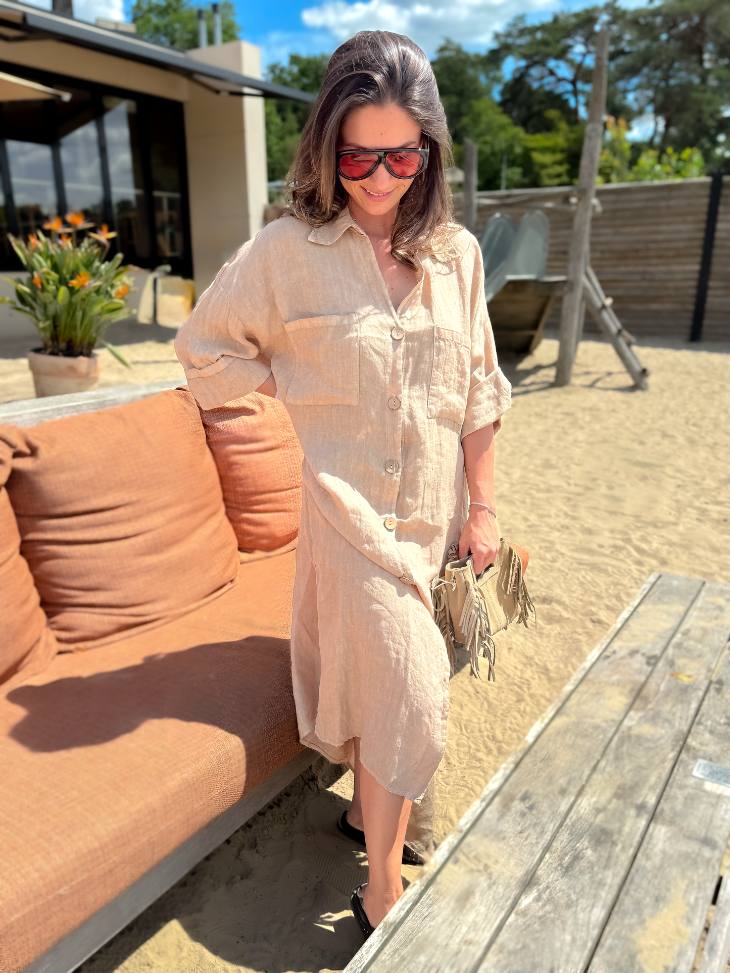 Jess Linen Jurk