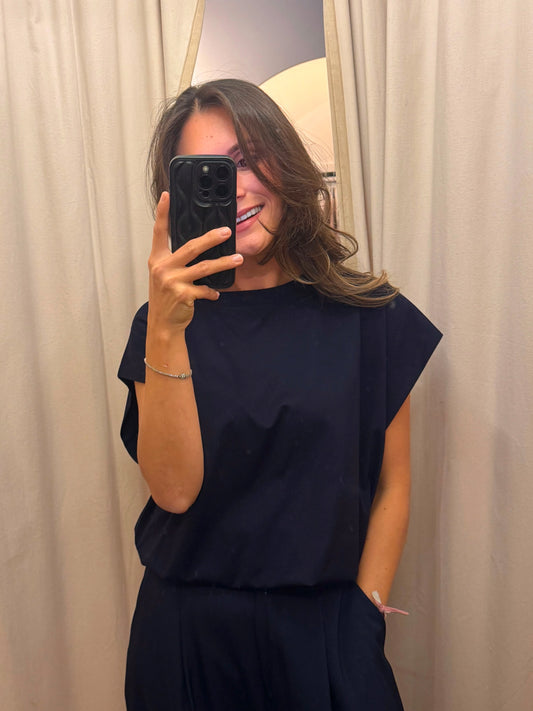 Juna Basic Top | Navy