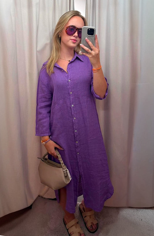Lilian Linen Blousejurk