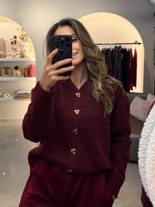 Livia Bordeaux vestje