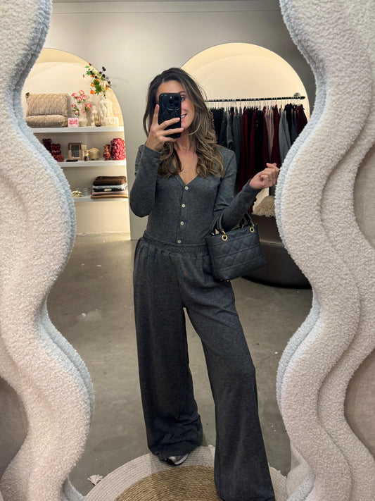 Lysa Lounge Comfy Set - Grey