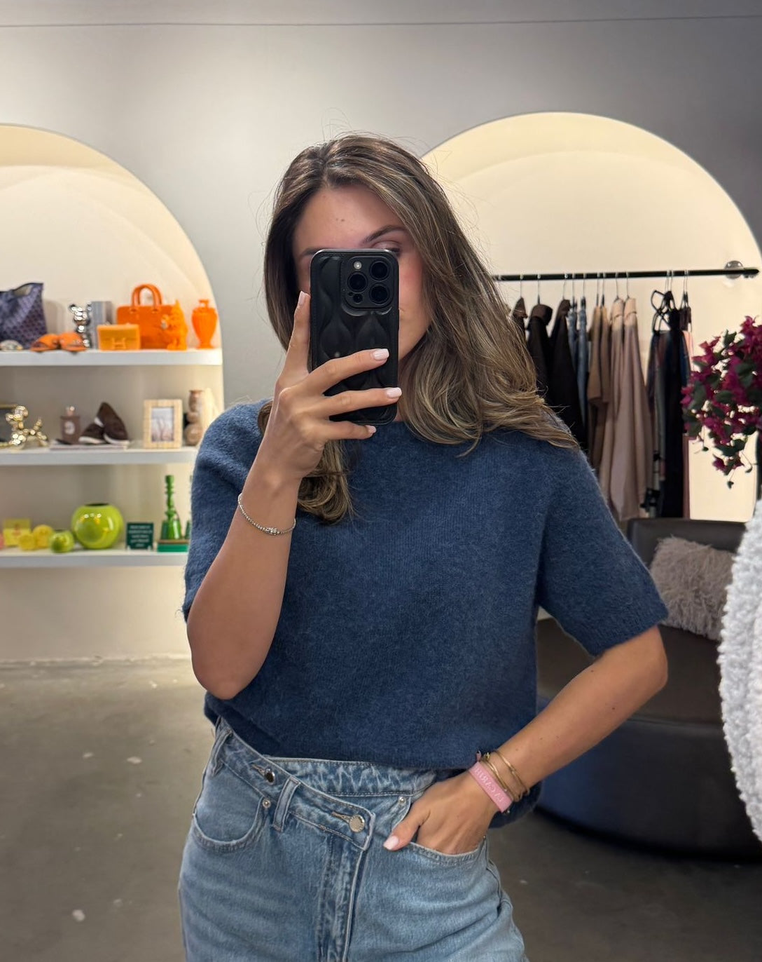 Alpaca Navy Top