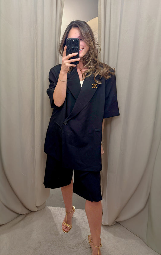 Noir Set | Blazer & Bermuda