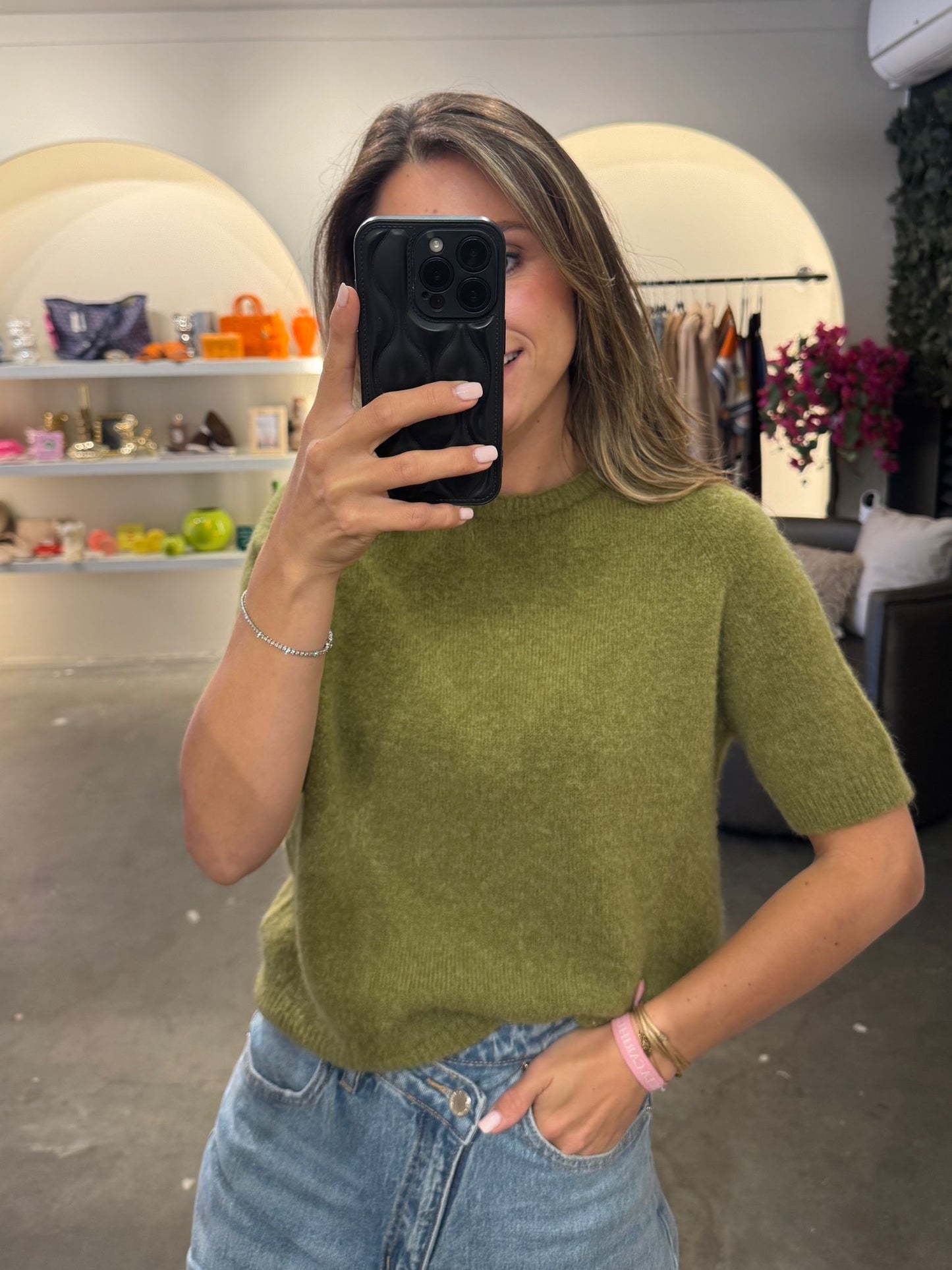 Alpaca Pistachio Top