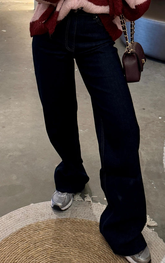 Queen Hearts Indigo Blue Jeans