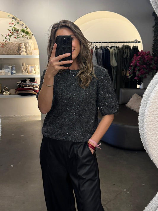 Raya Glitter Knit Top