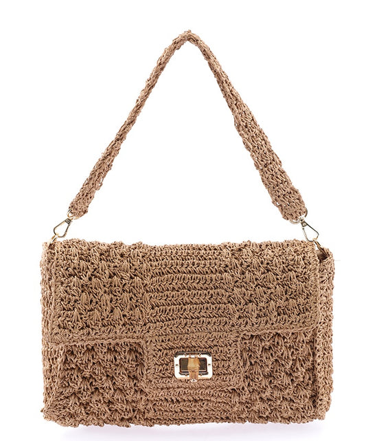 Renee Raffia Bag