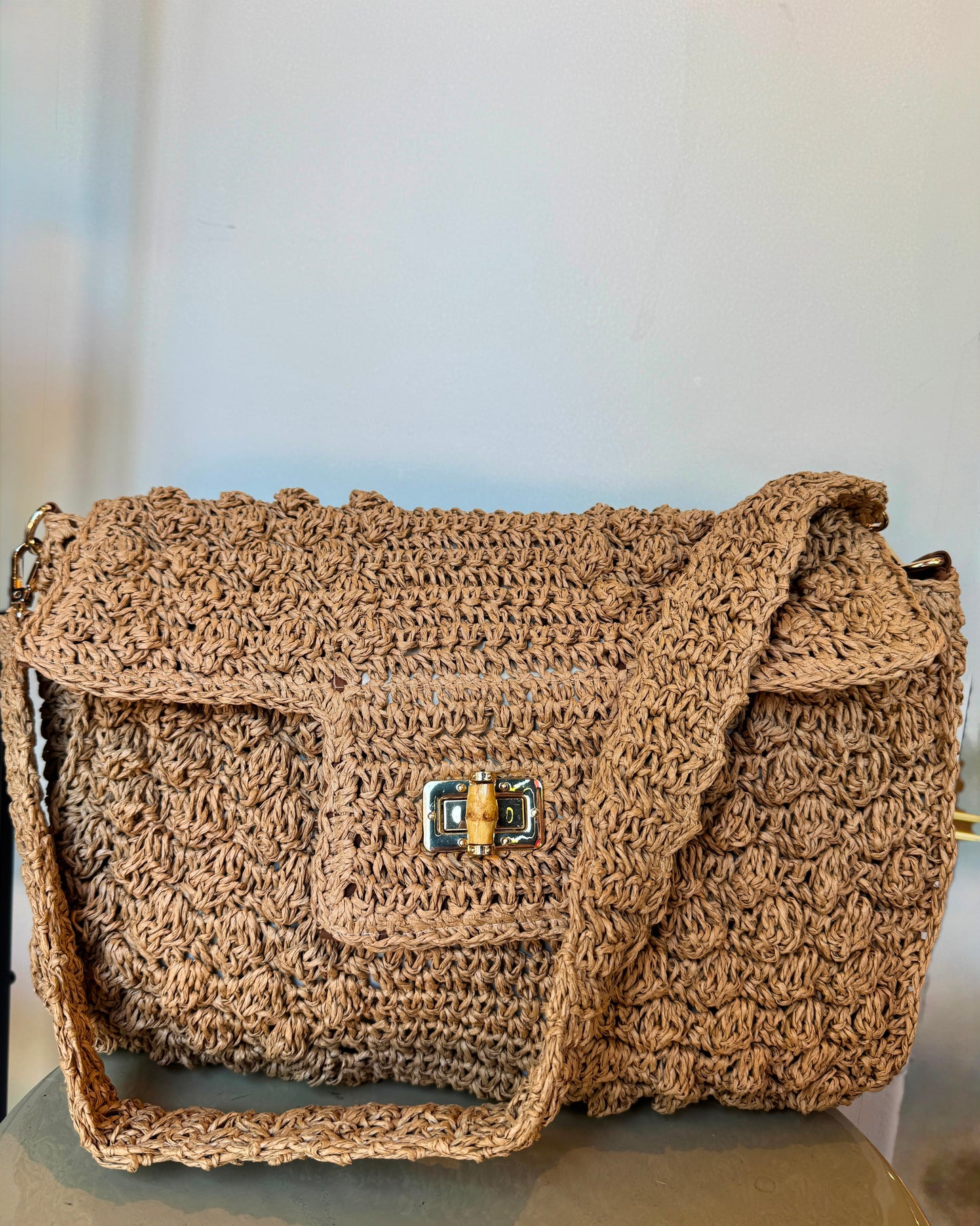 Renee Raffia Bag