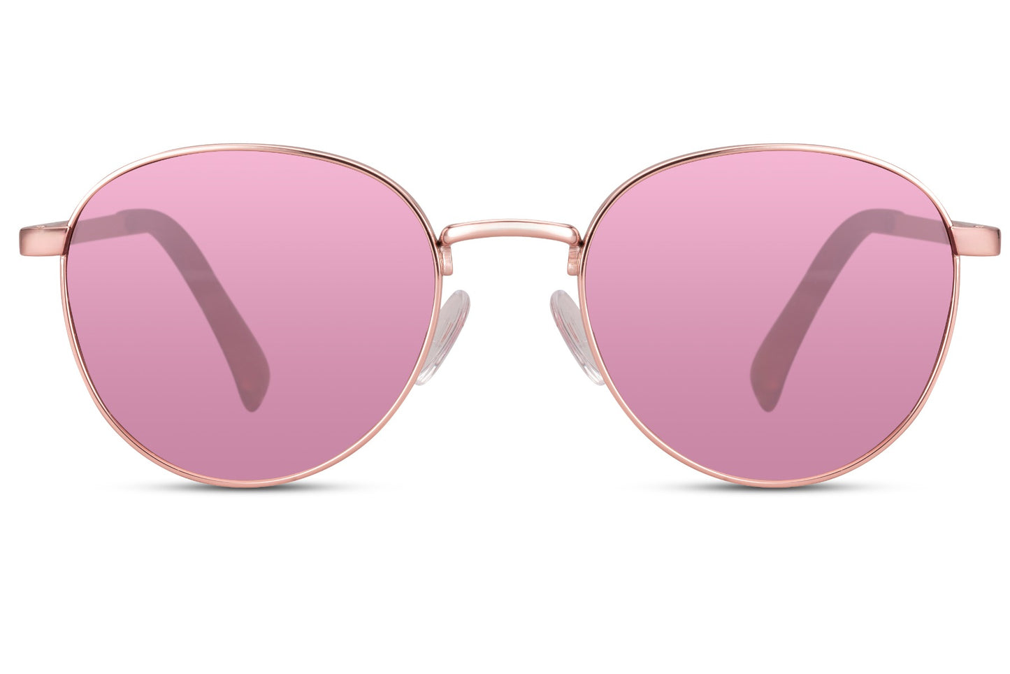 Ronde Zonnebril Pink Sunset