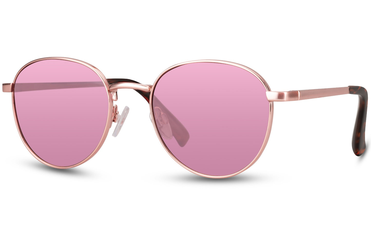 Ronde Zonnebril Pink Sunset